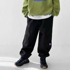 (리틀브로) (아동)B.니포켓기모조거팬츠_블랙[팬츠BFKD495C]