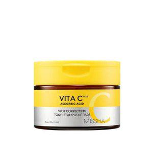 [미샤] 비타씨플러스 잡티씨 톤업 앰플 패드 80매