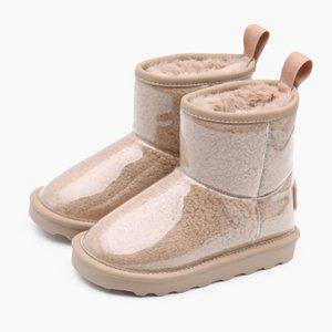 [키펀트] 클리어 플리스 아동 퍼 부츠