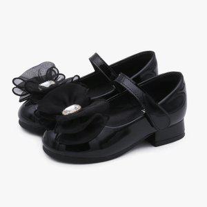 [키펀트] 스퀘어 플럼 여아 굽구두