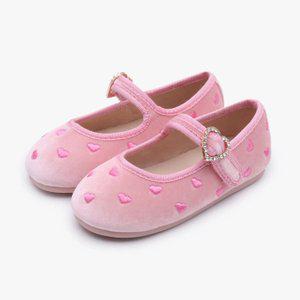 [키펀트] 러브 하트 도트 여아 구두