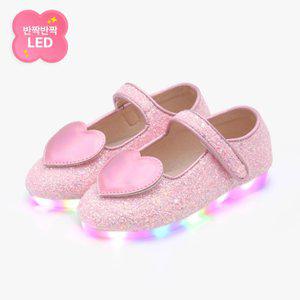 [키펀트] LED 글로우 하트빔 여아 메리제인