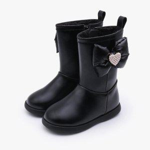 [키펀트] 펄하트 여아 겨울 털 미들 부츠