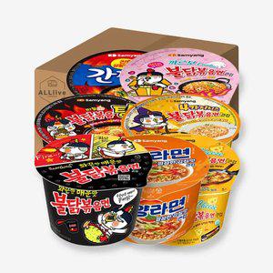 삼양 컵라면 16개 18개 골라담기 까르보 로제 치즈 불닭볶음면 간짬뽕 파스타 짬뽕 큰