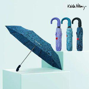 키스해링 8K 커브드 핸들 3단완전자동우산 1개+1개