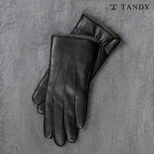 탠디 블랙모던 스마트터치 여성용 가죽장갑