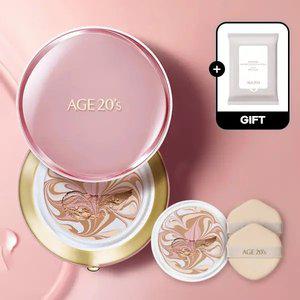 (40%+7%묶음할인/+클렌징티슈)에이지투웨니스 시그니처 에센스 커버 팩트마스터 모이스