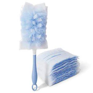 일회용부직포 먼지털이 세트 본체1개+리필10개 극세사 청소포 정전기 먼지제거 먼지털