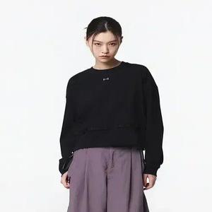 여성 우븐 배색 MTM (블랙)_5LB5915