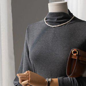 (안나앤플러스) A. 루이 하프넥 티셔츠[티셔츠C0227H154] 빅사이즈