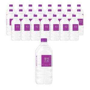 몽베스트 생수 유/무라벨 랜덤, 1L, 24개