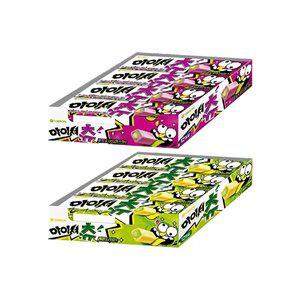 오리온 아이셔츄 포도샤인머스캣 48g 12입, 1개+레몬라임 48g 12입, 1개