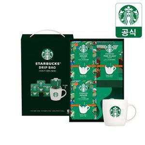 [무배+5만원+랜덤굿즈] 스타벅스 드립백 선물세트 (15T+머그) *쇼핑백증정*