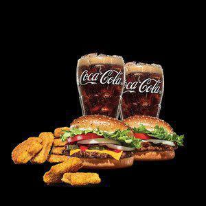 버거킹 치즈와퍼 주니어+불고기와퍼주니어+코카콜라(R)+코카콜라(R)+너겟킹 8조각