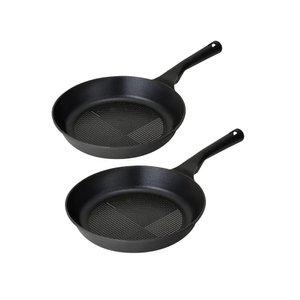 PN풍년 마레 블랙프로IH 2종 세트 24cm 프라이팬+ 28cm 프라이팬