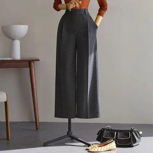 (안나앤모드) melisa 헤링본 기모 슬랙스[팬츠DZT66]