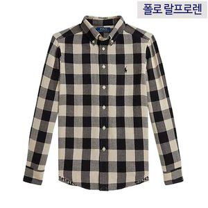 [미국정품발송][성인착용가능]폴로 랄프로렌 보이즈 버팔로 체크 긴팔셔츠