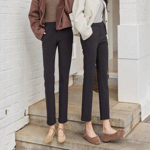 (기모VER)넘버원 이지 슬랙스 키큰키작 팬츠