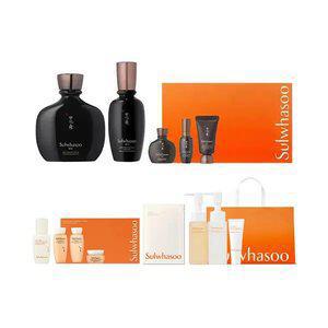 설화수 맨 기초 본윤 2종 세트(본윤 에센스+본윤 유액), 1개+증정(8종 샘플+쇼핑백, 1