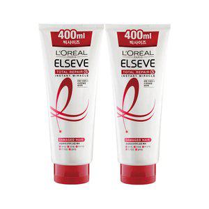 로레알파리 토탈리페어5 헤어팩 빅사이즈 400ml 2개