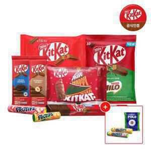 [10%+5%+사은품] 네슬레 킷캣 시즌한정 초콜릿 청키 /헤이즐넛/마일로/그린티/미리 준