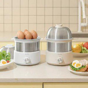 [25년형] 클래파 올스텐 2단 계란찜기 타이머기능 전기 만두찜기 에그쿠커