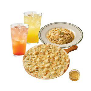 [매드포갈릭] 갈릭페뇨파스타+고르곤졸라피자+에이드2