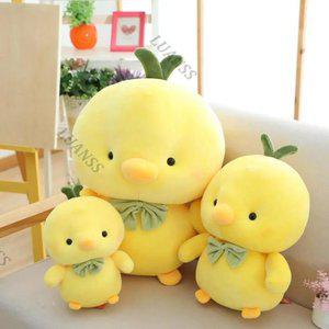 귀여운 병아리 동물 큰 쿠션 애착 수면 봉제 인형 s1