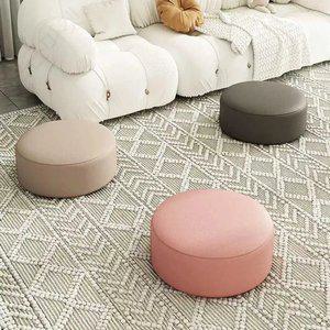 낮은스툴 원형 사각 스텝 인테리어 작은원형발판깊은회색10cm 보조의자