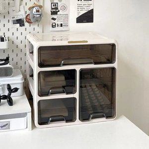 강추365플레이스 튼튼한 책상 정리함 사무실 책상 정리 오거나이저 4단 아이보리 1개