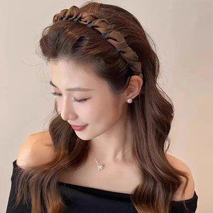 플래시 웨이브 헤어밴드 1초 머리 볼륨업 웨이브 머리띠