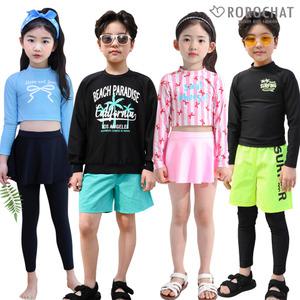 [로로샤] 아동 래쉬가드 여아 유아 남아 주니어 수영복 워터레깅스 바캉스룩 휴가룩