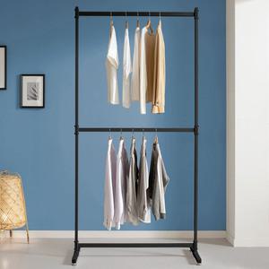 바인 2단 행거 1000 철제 옷 스탠드 옷걸이 튼튼한 드레스룸 옷장