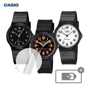 카시오 액정 필름 풀패키지 저소음 학생 수능 시험 시계 MQ-24