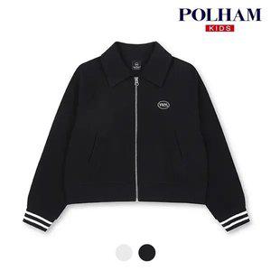 [폴햄키즈] 영스터 여아 트윌 크롭 카라형 집업 가디건_PKE1TC2720