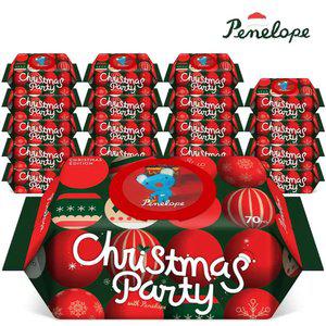 [페넬로페] 아기물티슈 NEW 2025 크리스마스 에디션 캡형 70매 10팩+10팩