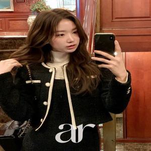 MADE/울30세트템 배색 트위드 자켓 나시 원피스셋업 데이트룩출근룩하객룩연말룩 st24