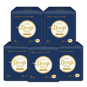 리버티 딥슬립 입는오버나이트 중형/대형 6PX5팩