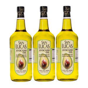 San-Lucas 아보카도 오일 1L x 3병 (오일캡증정) 엑스트라버진 냉압착 HASS 외