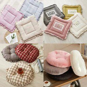 이솔홈 사계절 의자방석 자동차 원형 사무실 쇼파 통풍 카페 방석