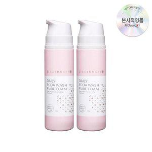 [20%추가쿠폰][질경이] 순한 여성청결제 데일리 에코아워시 퓨어폼 150g 2개