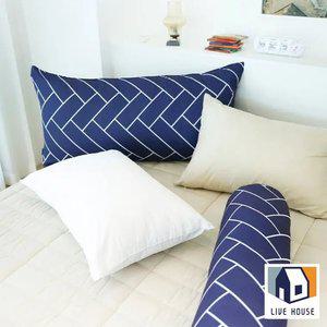 국내생산 마이크로 먼지 없는 안고자는 꿀잠 트위드 바디필로우 롱쿠션 커버 솜 별도