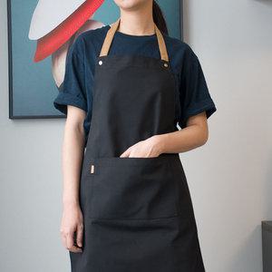 반디 프리미엄 베이직 캔버스 방수 앞치마 사이즈업 A802 카페 앞치마
