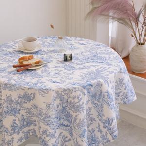 세비아 뜨왈드주이 린넨 테이블보 협탁보  4size