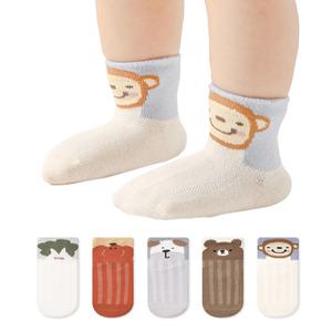 신생아 아기 꼬꼬마 매쉬양말 5족세트(G519)