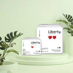 리버티 SAP FREE 센시티브 생리대 3종 모음 (중형/대형/롱라이너)