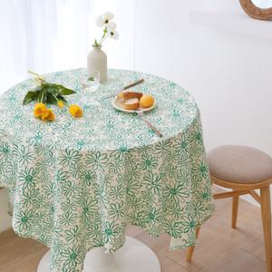 스케치 코튼 테이블보 협탁보 4size