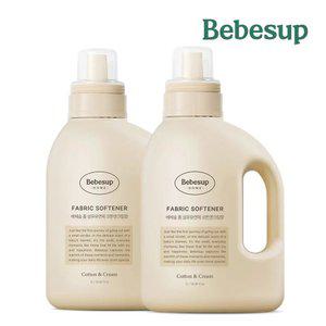 [베베숲] 아기 이지캡형 섬유유연제 코튼앤크림향 1L 2개