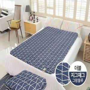 겨울 방한 국산 절전 온도 조절 전기요 전기 장판 매트 그랑블루 135X180 더블