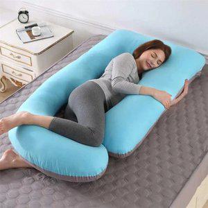 u베개 U형 바디필로우 임산부 롱쿠션 베개 안고자는